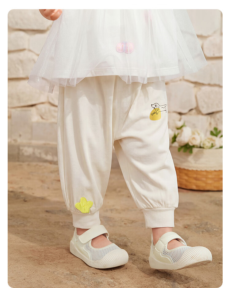 Balabala Kids Pants Boys Girls 2026 New Spring Autumn Baby Warm Casual Sports Cartoon Trendy Pants 25