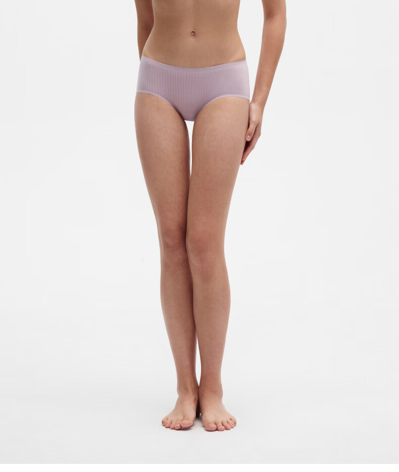 Jiao Nei Silver Skin 311S Women's Mid-Waist Underwear 10A Antibacterial Pure Cotton Breathable Sweat-Absorbing Skin-Friendly Seamless Briefs 3-Pack 7