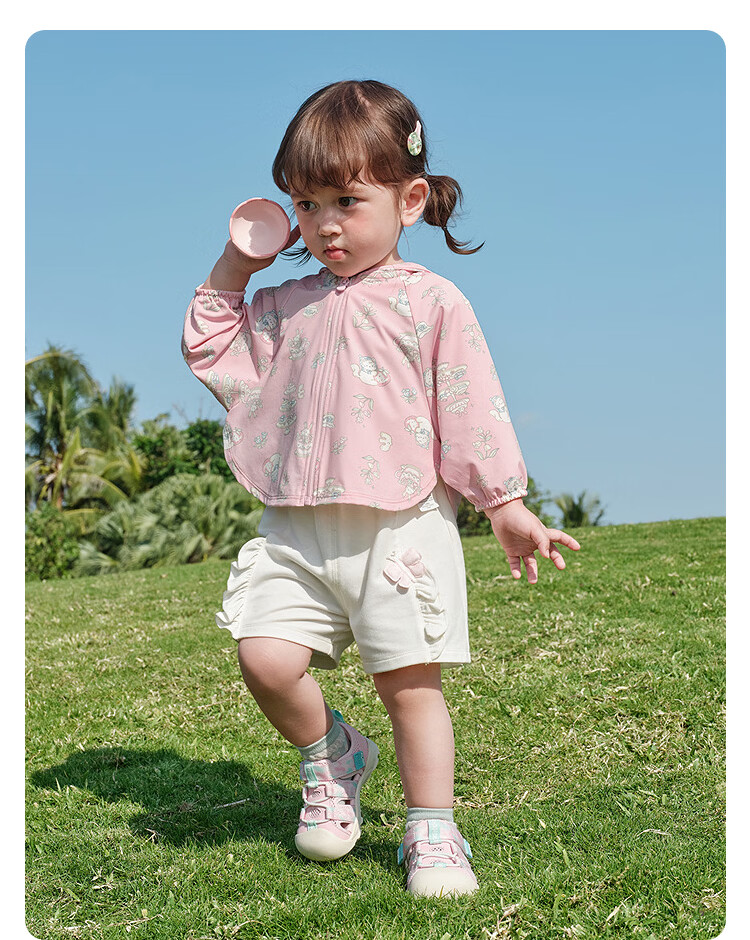Balabala Baby Sun Protection Jacket Children's Coat 2026 Summer Cooling Boys Girls Hooded Top UPF50+ 17