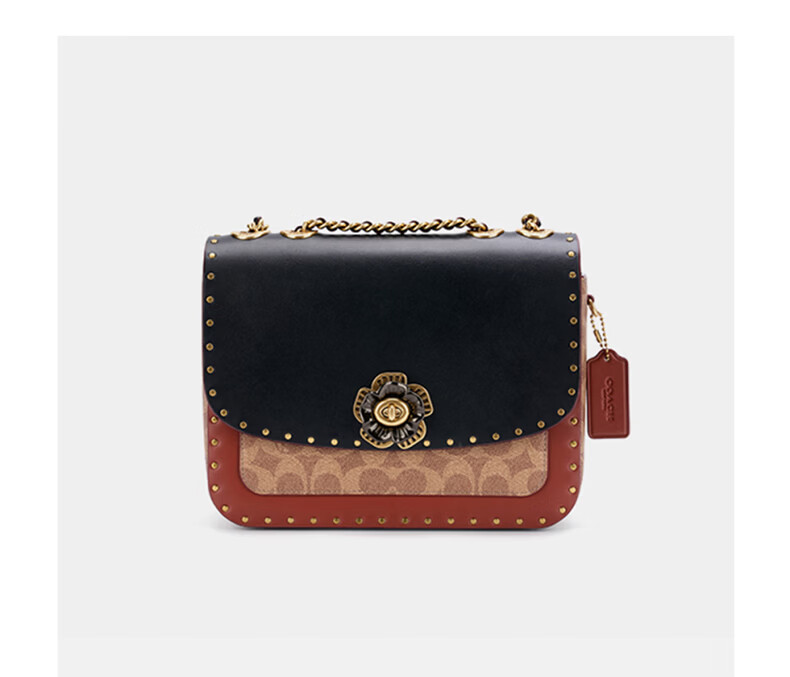 COACH Madison Classic Logo Chain Studded Shoulder Crossbody Bag CW454 for Women - Brand Direct Supply 3