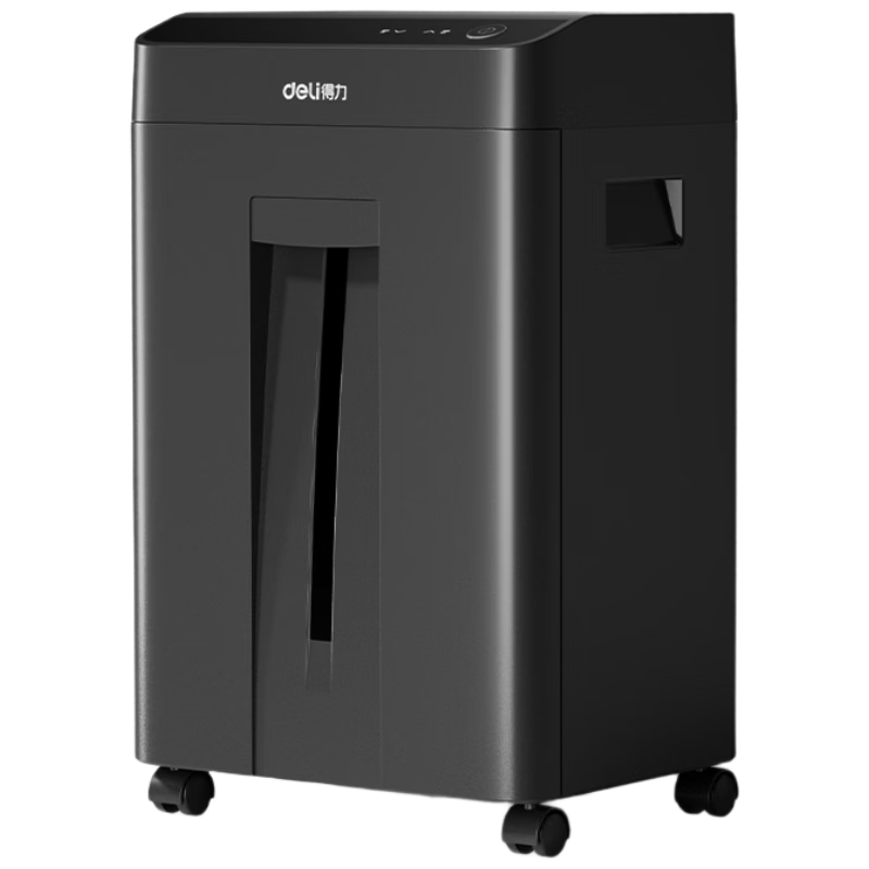 Deli Commercial Multi-Media Shredder GBM019 Level 5 Security 30-Minute Continuous Shredding 23L Large Capacity Shreds CDs and Cards 8 Sheets Simultaneously