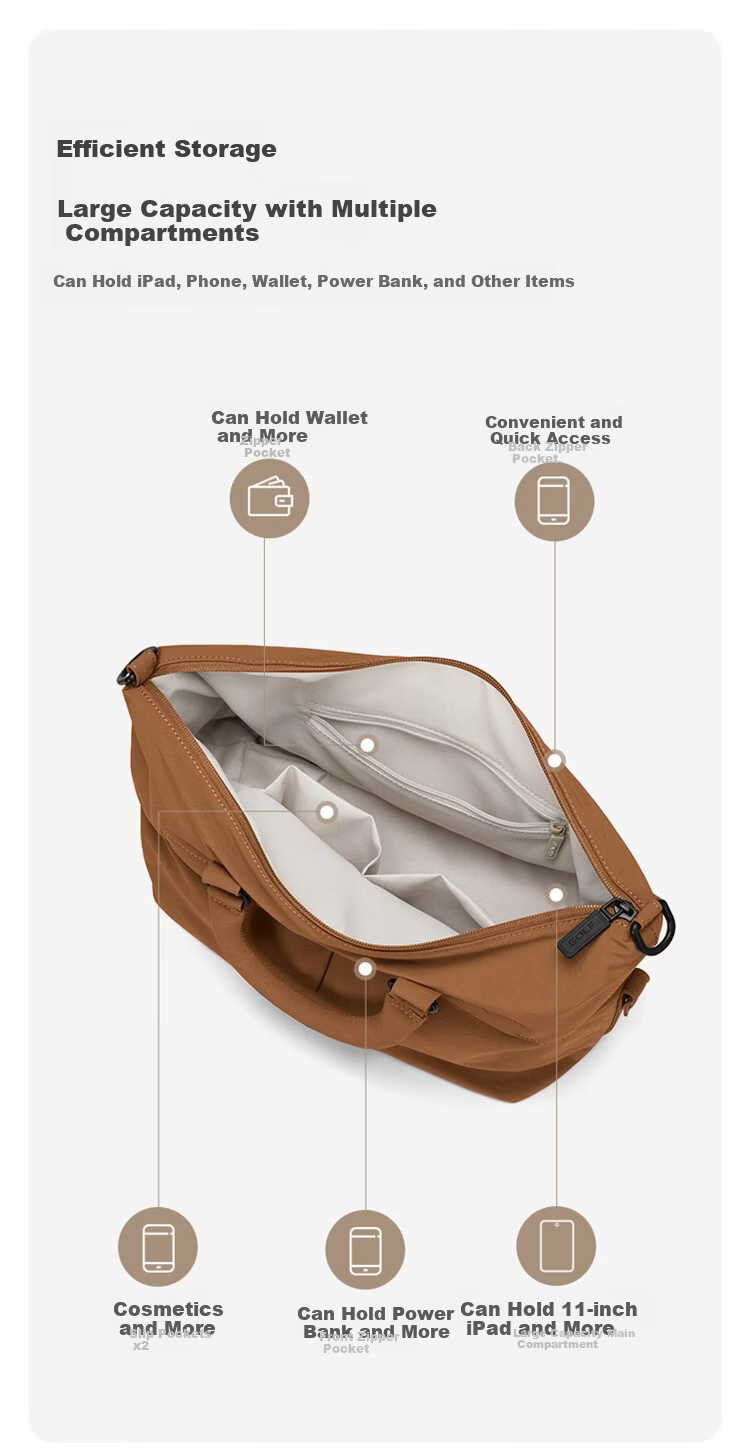 GOLF Women's Crossbody Bag Fashion Canvas Shoulder Bag Lightweight Expandable Handbag Women's Day Gift 8