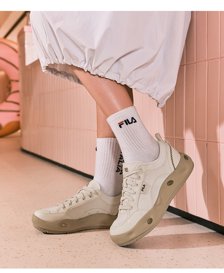 FILAFILA Official Women's COOKIES Retro Canvas Shoes Fashion Casual Sneakers 30