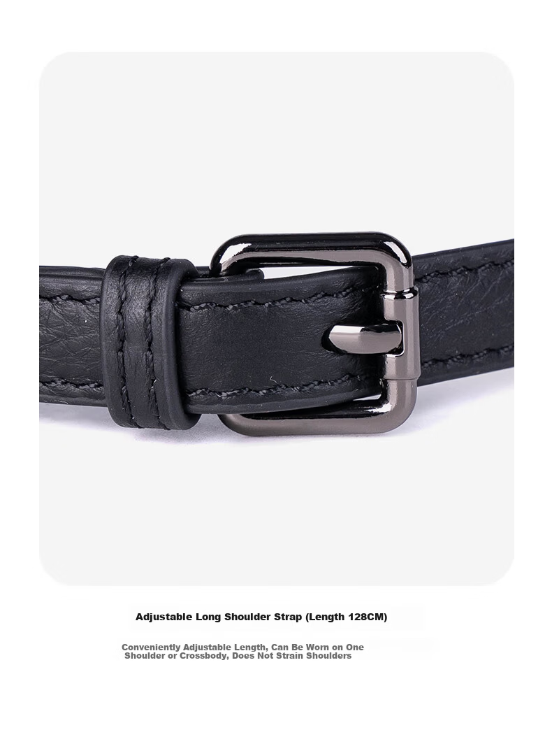 AudiJia Genuine Leather Women's Bag 2026 New Middle-aged Mom Small Square Underarm Crossbody Bag Birthday Gift 9