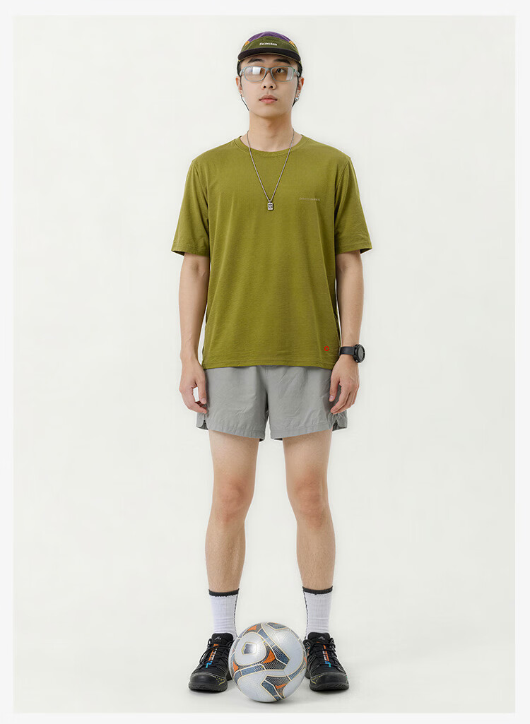 JD Jingzao D1 Quick-Dry Long Sleeve T-Shirt Men's 2026 Summer New Round Neck Women's T-Shirt Layered Cloud Gray S 25