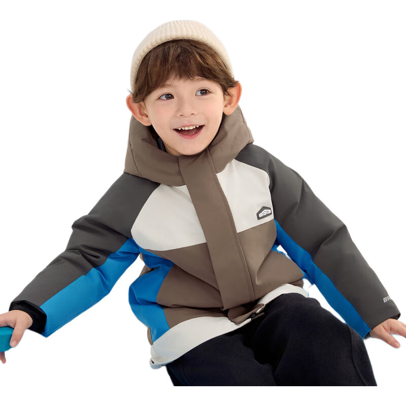 BALABALA Boys' down Jacket Winter Coat Color Block Outdoor Style 201424107110