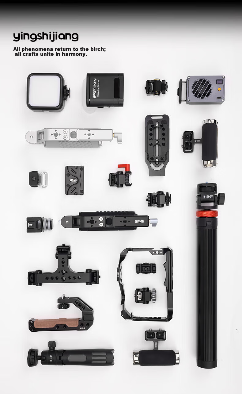 Yingshiji Camera Cage Expansion Frame for Sony ZV-E10 1