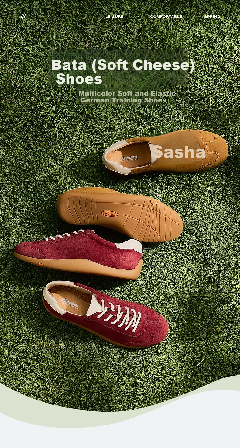 Bata Prince Qi Same Style Sheepskin Derby Shoes for Women Jenny Soft Leather Couple Thin Sole 3