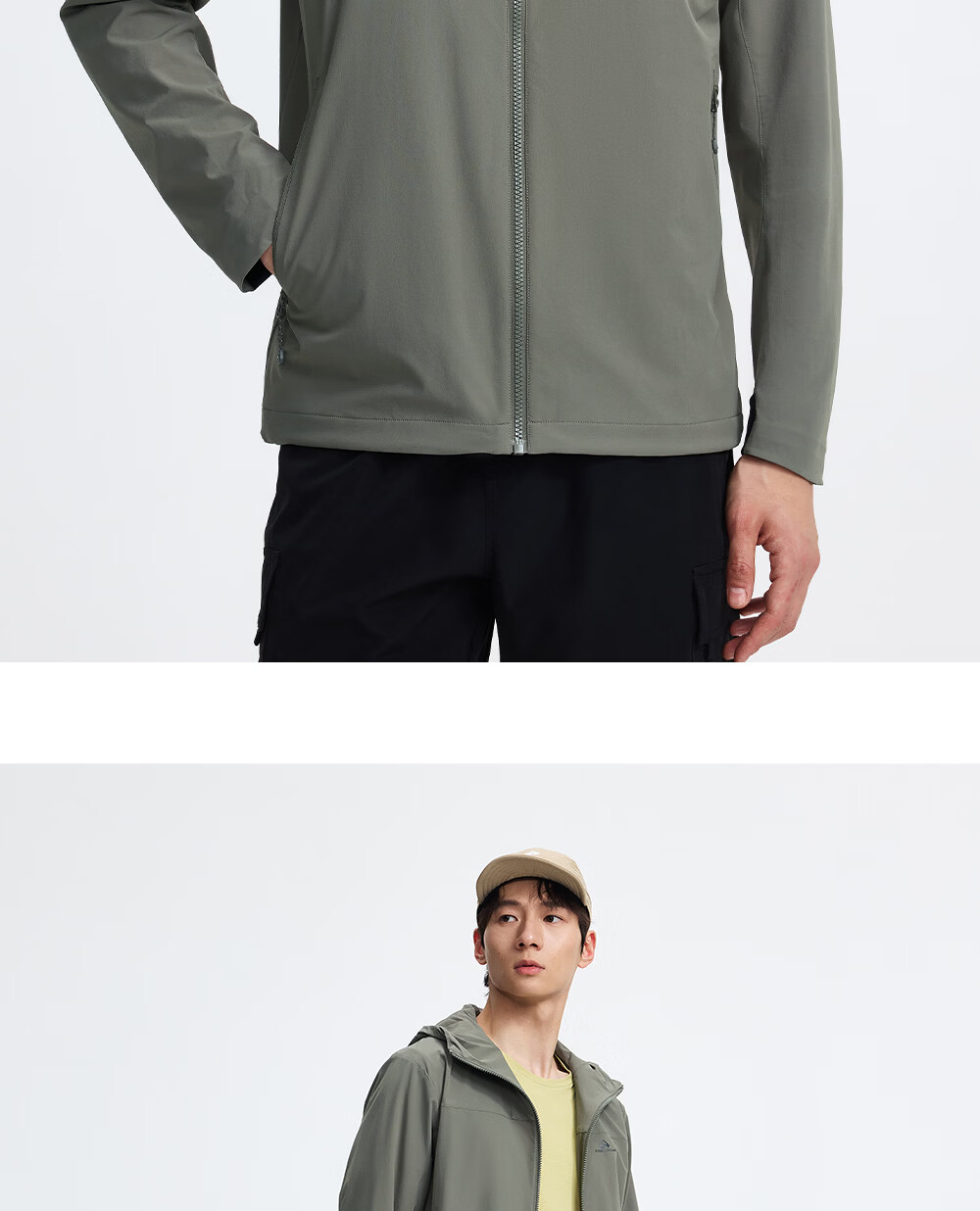 Toread Seals LT Men's Lightweight Breathable Softshell Jacket Casual Outdoor Sports Durable Hooded Coat 18