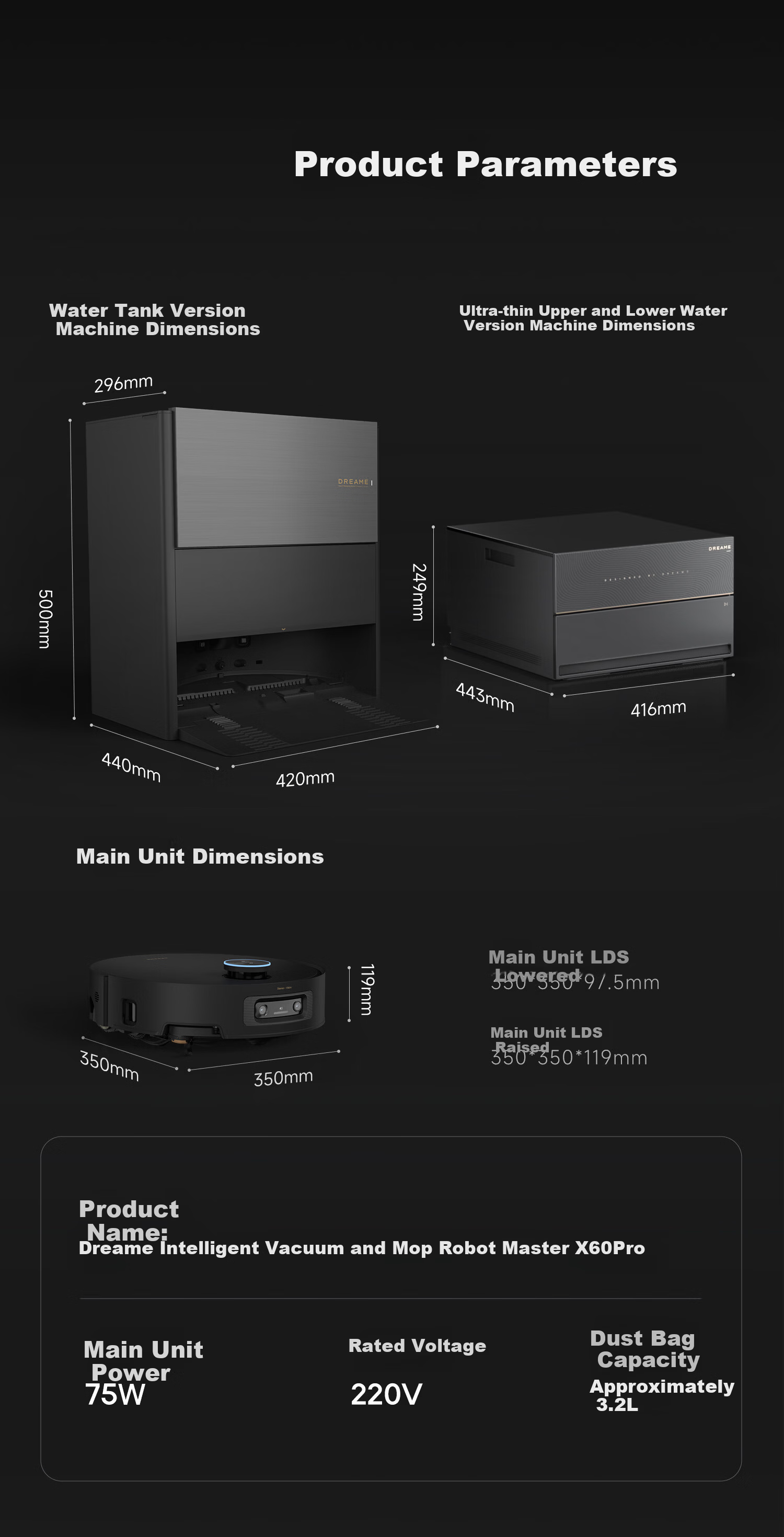 Dreame X60Pro Spring Festival Gala Edition Robot Vacuum Cleaner 4-in-1 Self-Cleaning Drum Floor Washer with Hot Water Mop and Water Tank RLX72DE 26