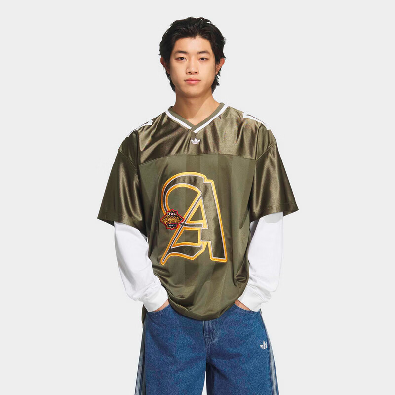 Adidas Originals Men's OG M 2IN1 JRSY Long Sleeve Top KS5329 Forest Green L 2