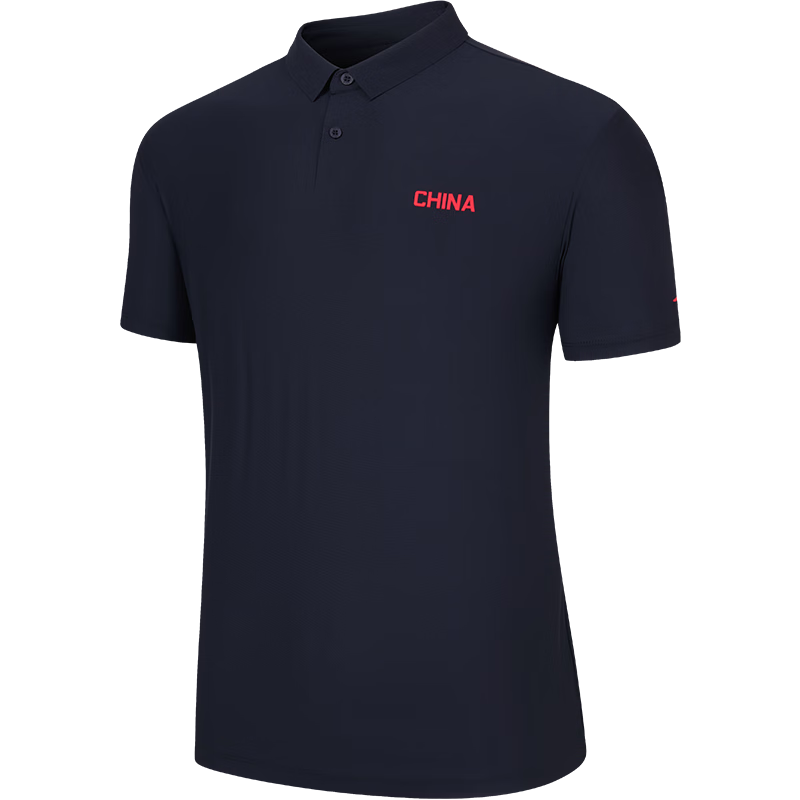 Erke Men's Micro Collar Short Sleeve T-Shirt Summer Sports Polo Shirt Outdoor Sun Protection Ice Cooling Deodorizing Tennis Sports Top