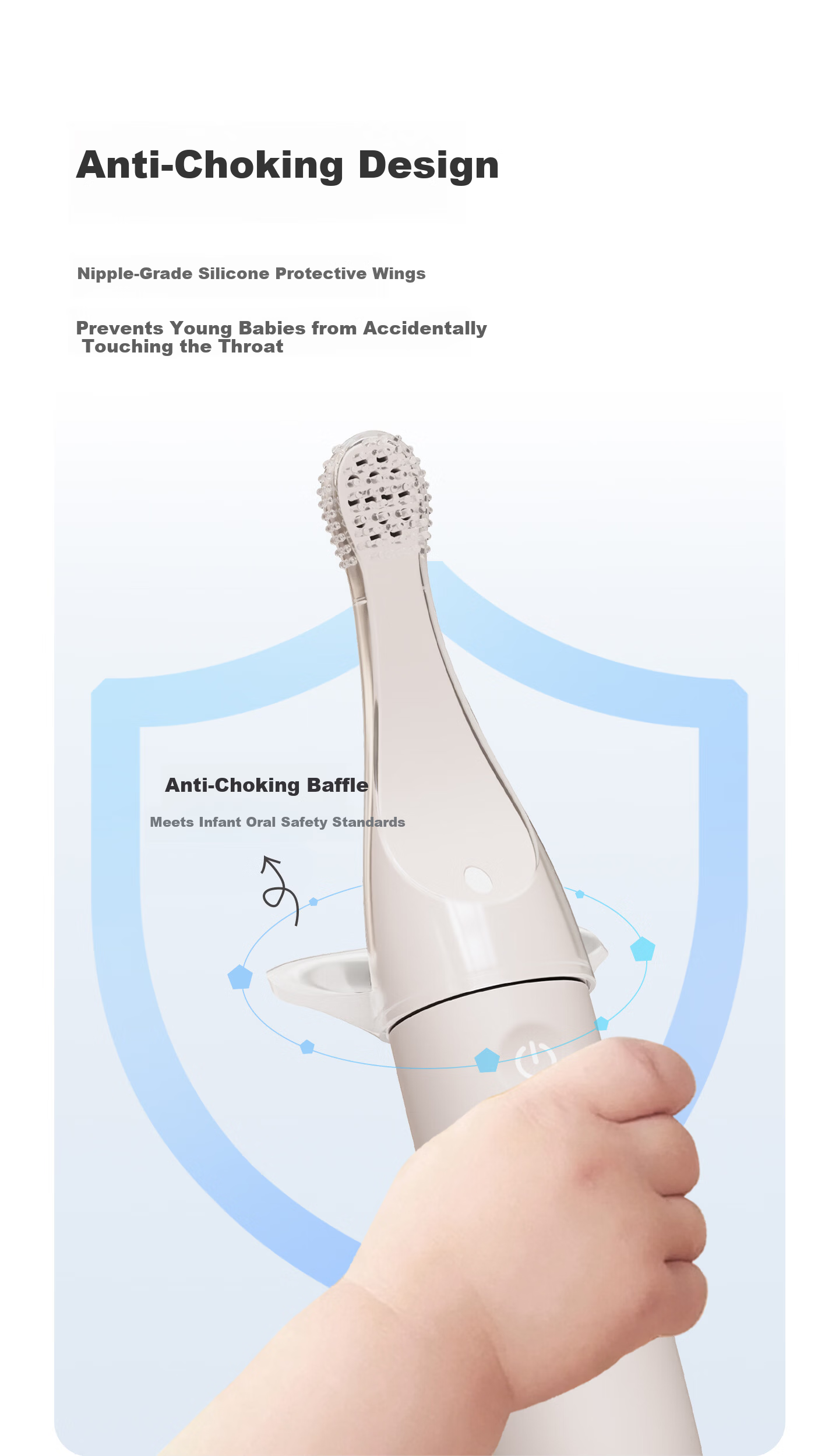 Homeplove Kids Electric Toothbrush with Smart Voice Reminder Soft Bristles for 0-3-6 Years Gum Care Birthday Gift 10