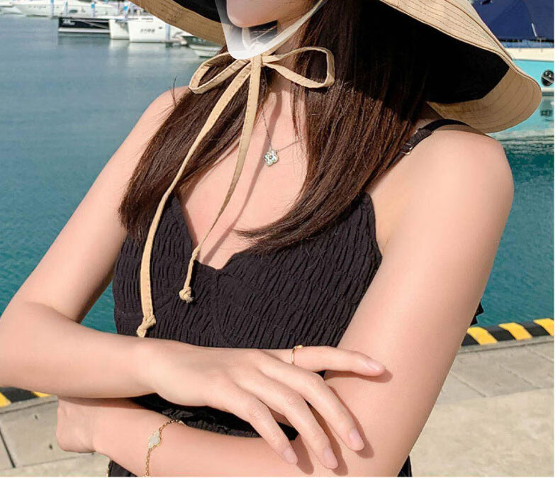 RED DRAGONFLY Women's Sun Protection Hat with Extra Large Brim Reversible Bucket Hat Summer UV Protection Outdoor Cycling Sun Hat 8