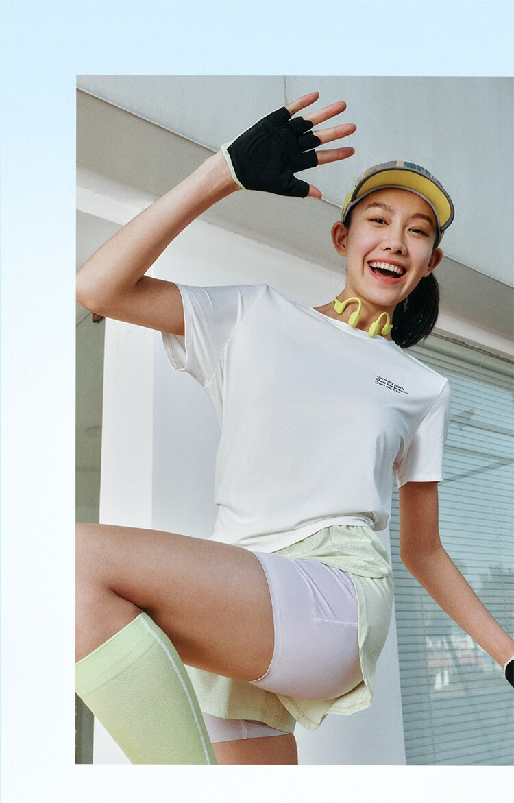 Xtep 2000KM FUN Women's Breathable Quick-Dry Running Printed Moisture-Wicking Summer Short Sleeve Shirt 18