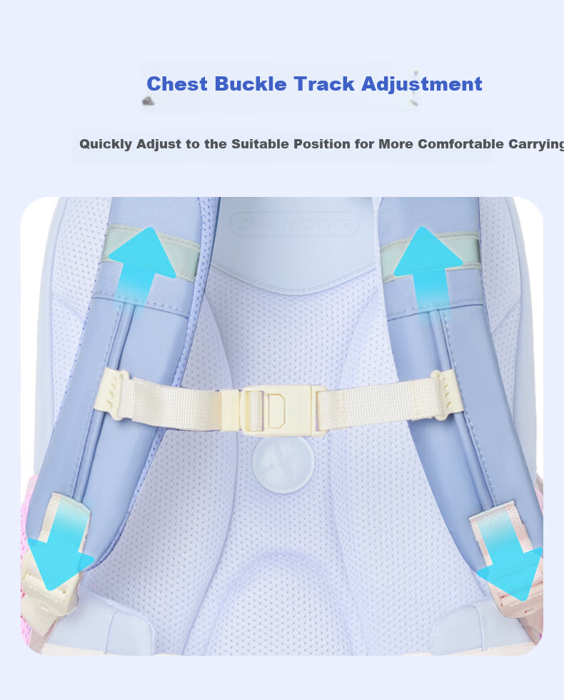DR·KONG Primary School Backpack for Grades 3-6, Ergonomic Spine Protection, Lightweight Large Capacity Kids School Bag for Boys and Girls 14