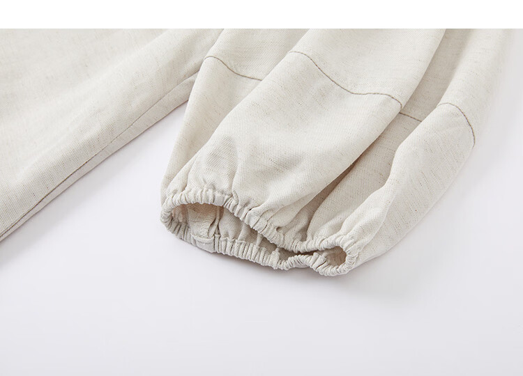 Demana [With Linen] Summer Urban Commuter Round Neck Pocket Sleeve A-Line Slim Fit Dress for Women Premium Feel 14