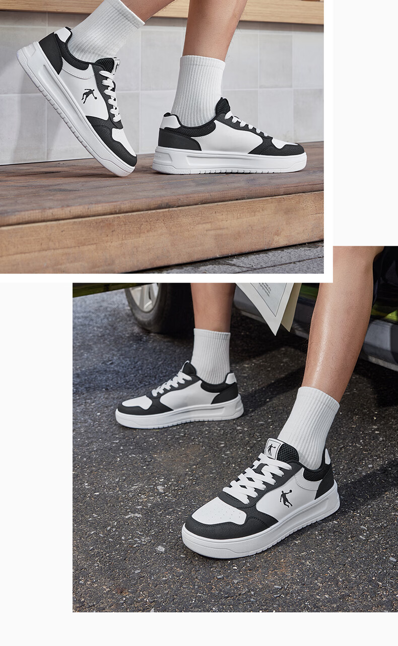 Jordan Men's Casual Sneakers Spring Summer New Breathable Durable Thick-Soled Height-Increasing White Shoes 13