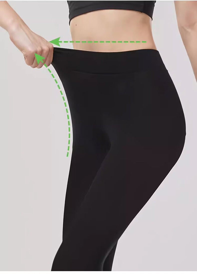 Avandi 2-Pack Women's Thick Black Leggings with Mugwort Antibacterial, Spring and Autumn, Non-Sagging, Slim Fit, Outerwear Tights 16