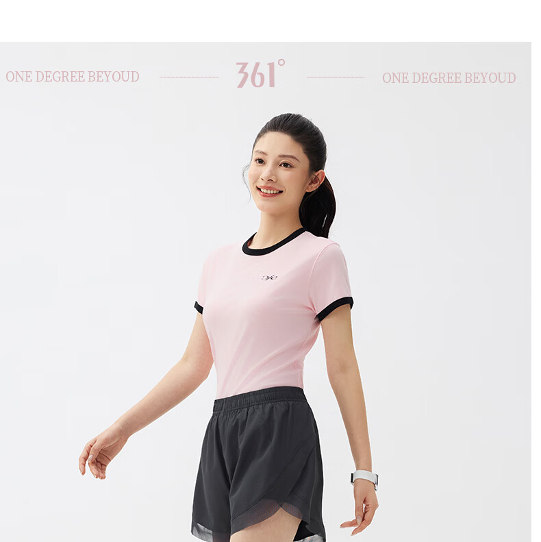 361° Women's Sports Shorts Spring Summer Sun Protection Quick-Dry Running Fitness Cooling Loose Lined Pants 662624702H-3 7