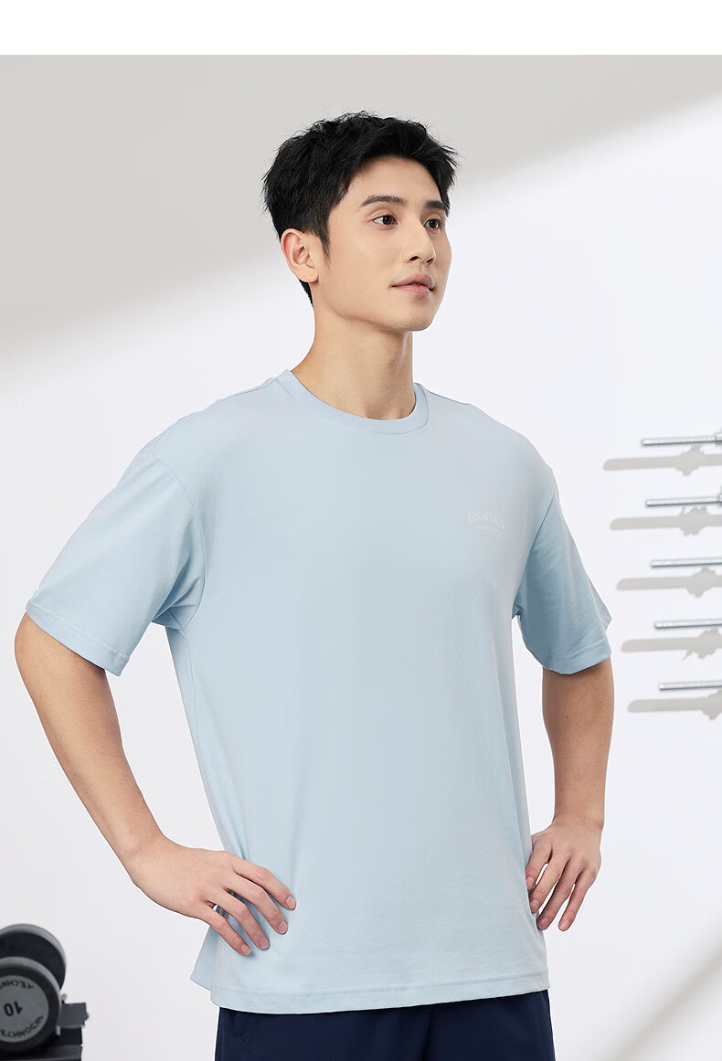 Jordan Men's Sports Short Sleeve T-Shirt 2026 Summer New Lightweight Comfortable Breathable Casual Cotton Tee 22