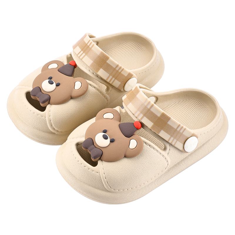 Balabala Kids Summer Clog Shoes Baby Slippers 1-3 Years Non-Slip Boys Girls Casual EVA Indoor Outdoor Beach Shoes