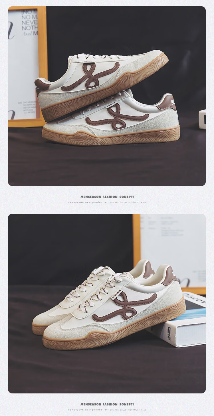 Warrior Canvas Low-top Men's Shoes Flat Casual Sneakers Fashion Couple Training Shoes 981 Beige Gray Dark Blue Size 42 17