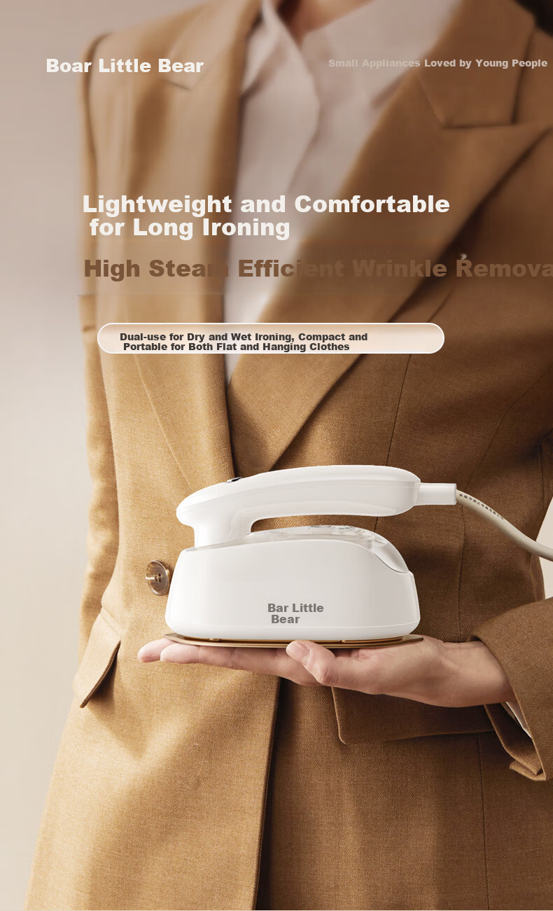Bear Handheld Garment Steamer 17g/min High Steam 110mL Water Tank Home Mini Iron DYD-E11R3 4