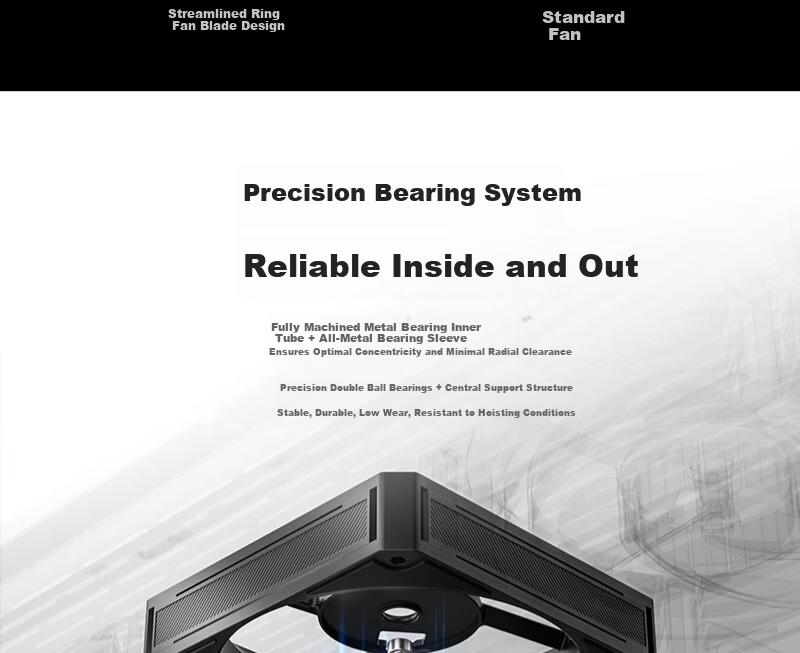 ID-COOLING 12CM Hydraulic Bearing Fan for PC Case Tower Air and Water Cooling AM-120-ARGB-K 4