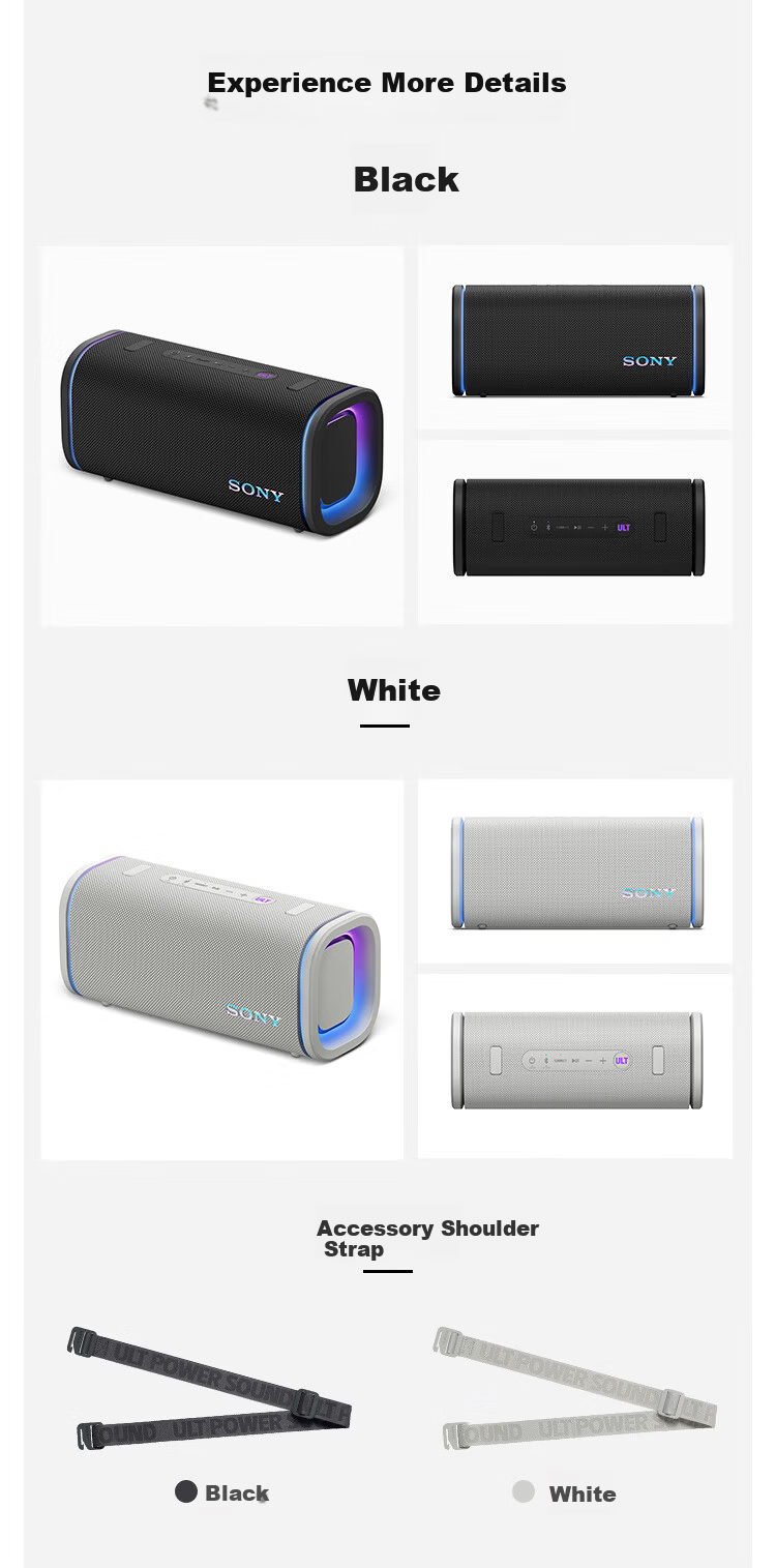 SONY ULT FIELD 5 Flagship Sound Portable Bluetooth Speaker Beige Gift New Arrival 17