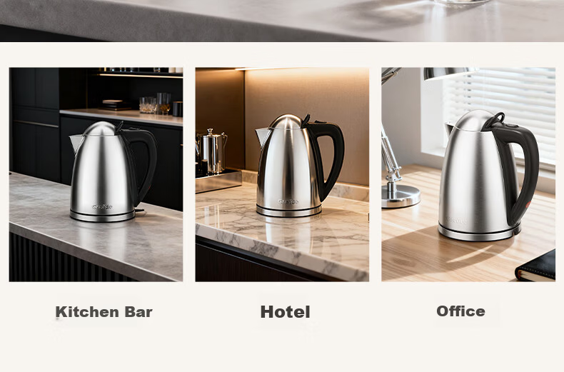 Grelide 4.2L Electric Kettle Large Capacity 304 Stainless Steel 2000W High Power Auto Shut-Off Chinese Red Household Water Boiler Gift for Wedding and Spring Festival 5