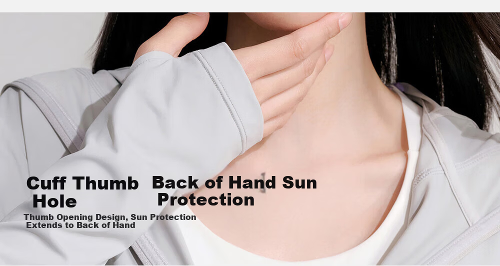 VVC Cheng Yi Same Style Sunscreen Jacket Unisex Summer Thin Breathable UV Protection Coat Cream Beige 2XL 16