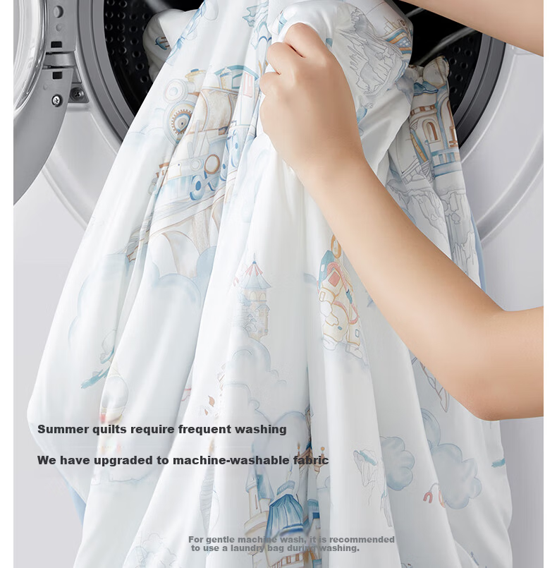 Betis Children's Summer Cooling Quilt Baby Blanket Four Seasons Universal Baby Kindergarten Air Conditioning Quilt Forest Adventure 150×120cm 21
