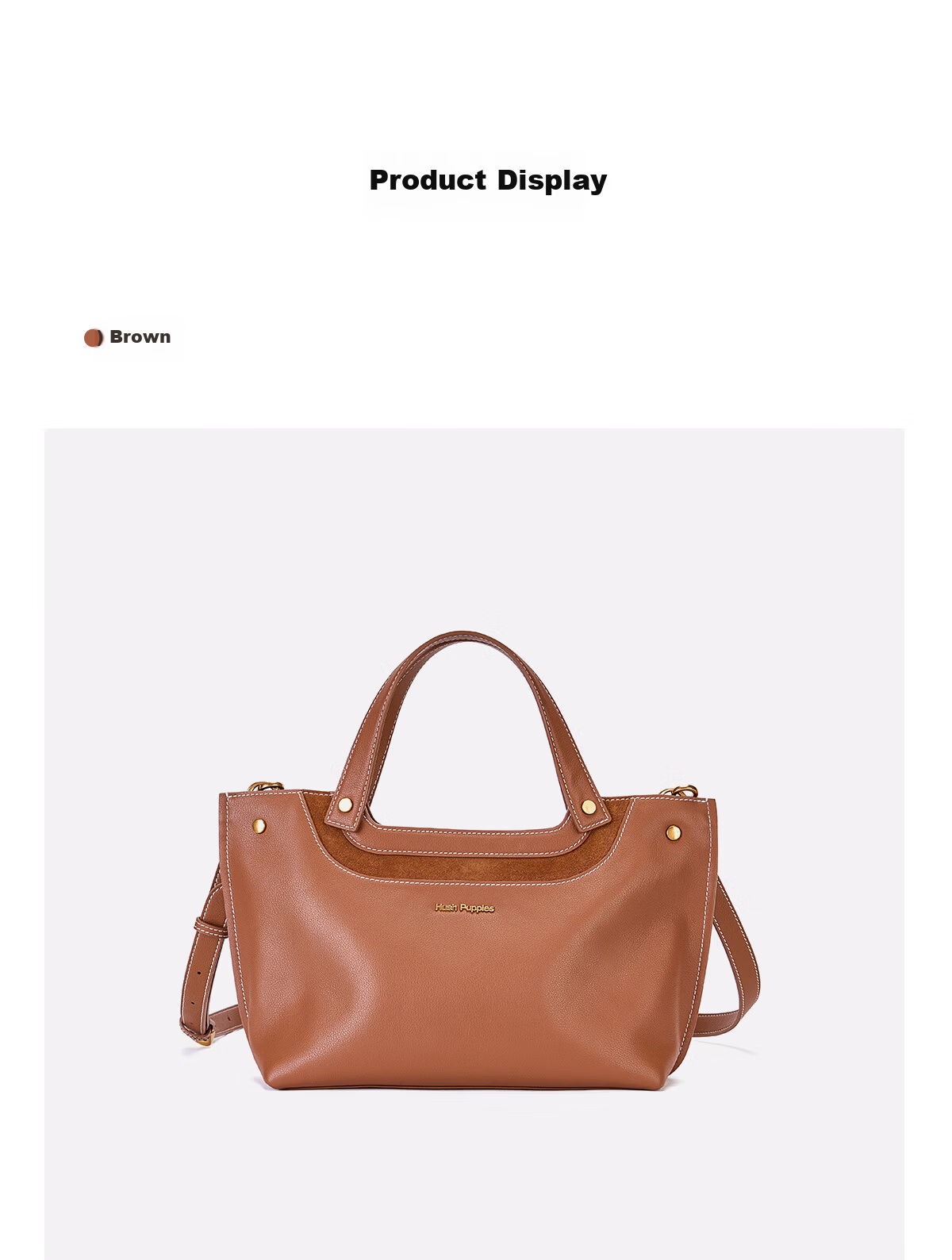 Hush Puppies 2025 New Large Capacity Fashion Trendy Shoulder Bag Commuter Crossbody Bag for Women 11