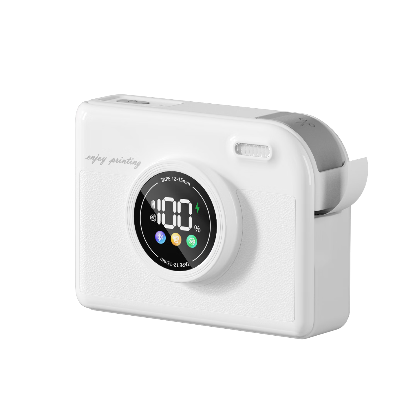 Aimo A30S Smart Display Holiday Gift Instant Photo Label Printer Thermal Transfer Portable Home Office Cable Ribbon Adhesive Color Name Tags