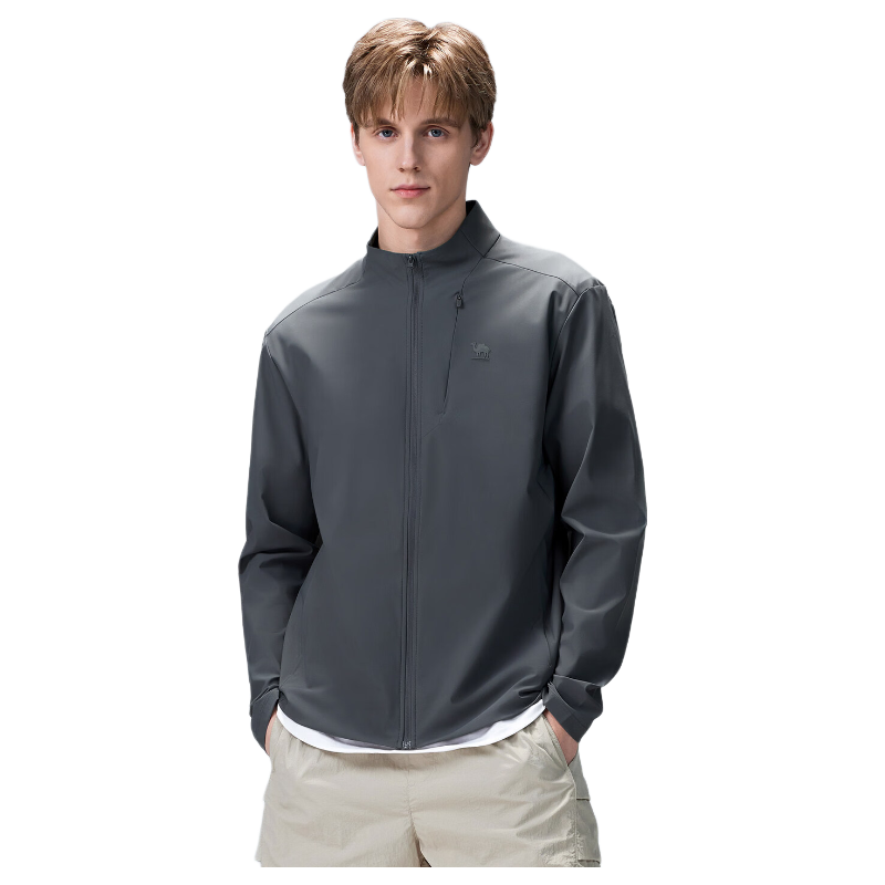 CAMEL Stand Collar Sun Protection Jacket 2026 Spring Summer New Original Yarn Cooling Breathable Sports Casual Short Coat 9006