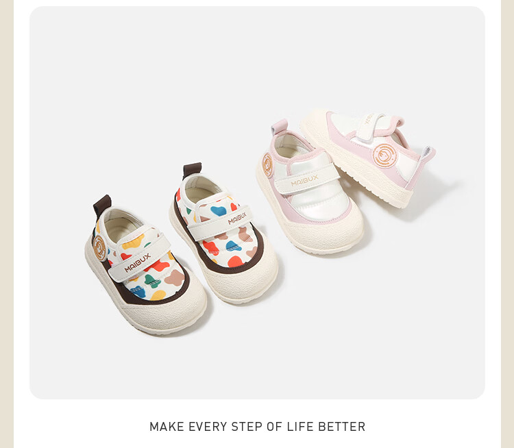 ThomBaker Baby Toddler Walking Shoes Spring Fashion Non-slip Soft Sole Colorful Size 16 17