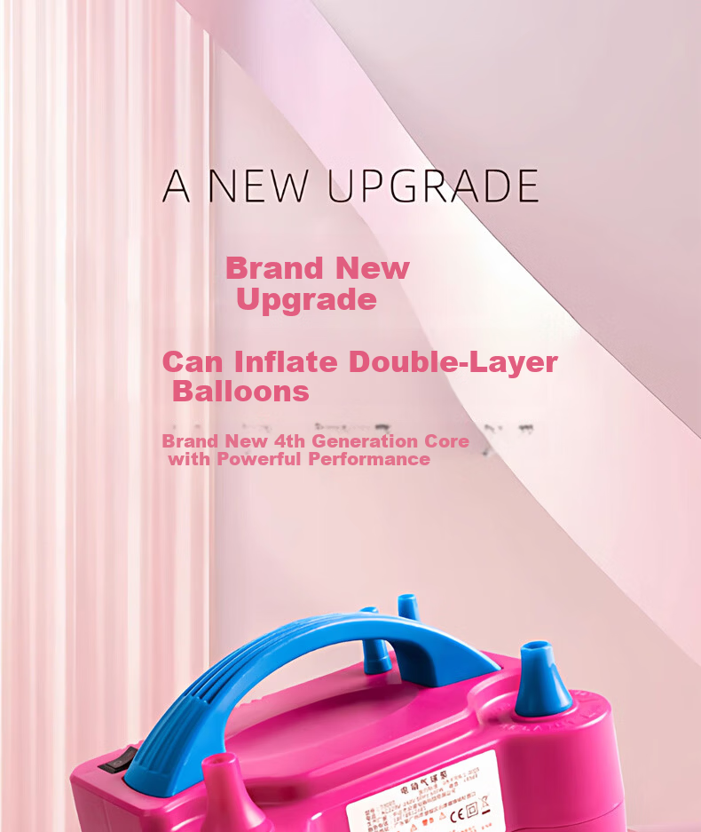 Bingyou Electric Balloon Inflator Pump Air Compressor Automatic Balloon Pump Inflating Machine 1