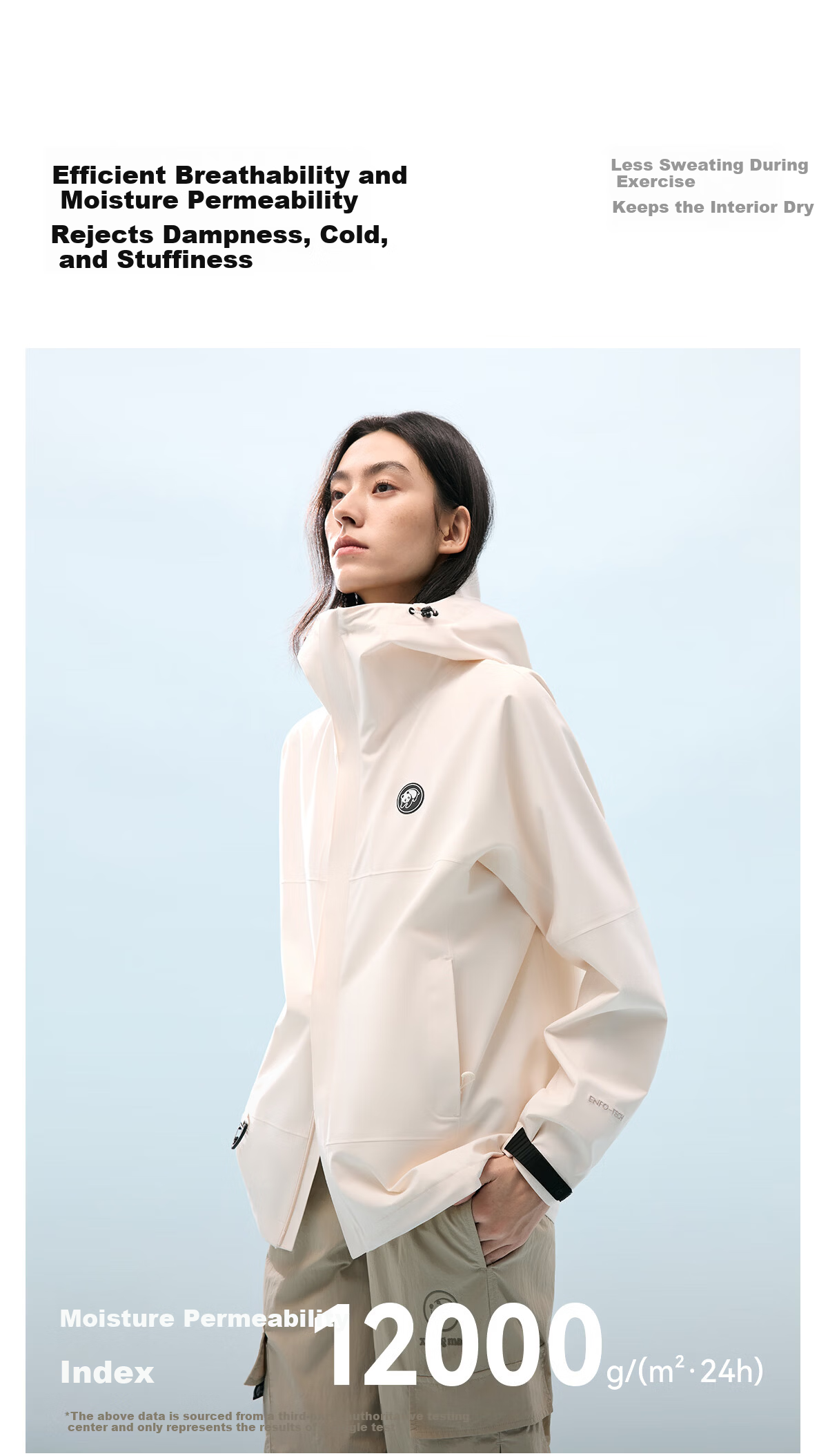Panda Camel [Rain Shell] Outdoor Waterproof Jacket Unisex Single-Layer Stormproof 3-in-1 Mountaineering Coat 6169X5 2XL 8