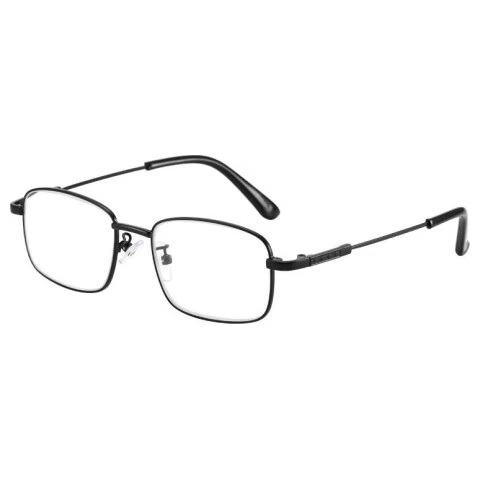 LESCA LUNETIER Pure Titanium Natural Crystal Reading Glasses for Men, High-Definition Ultra-Light Crystal Stone Glasses, High-End Genuine Brand for Elderly