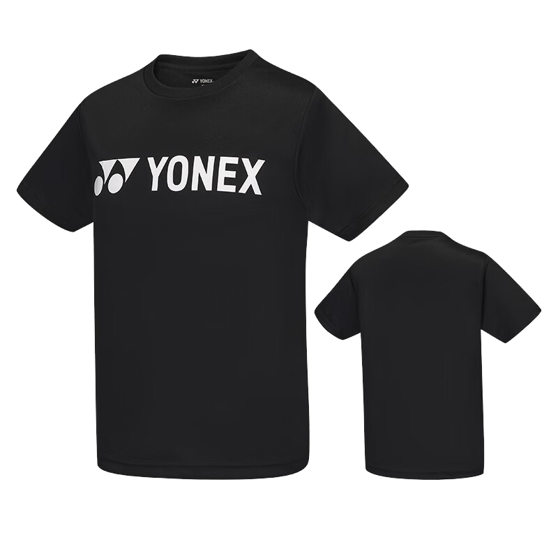 YONEX Badminton Sports T-Shirt Short Sleeve Breathable Quick-Dry Men's 115095BCR Black 2XL