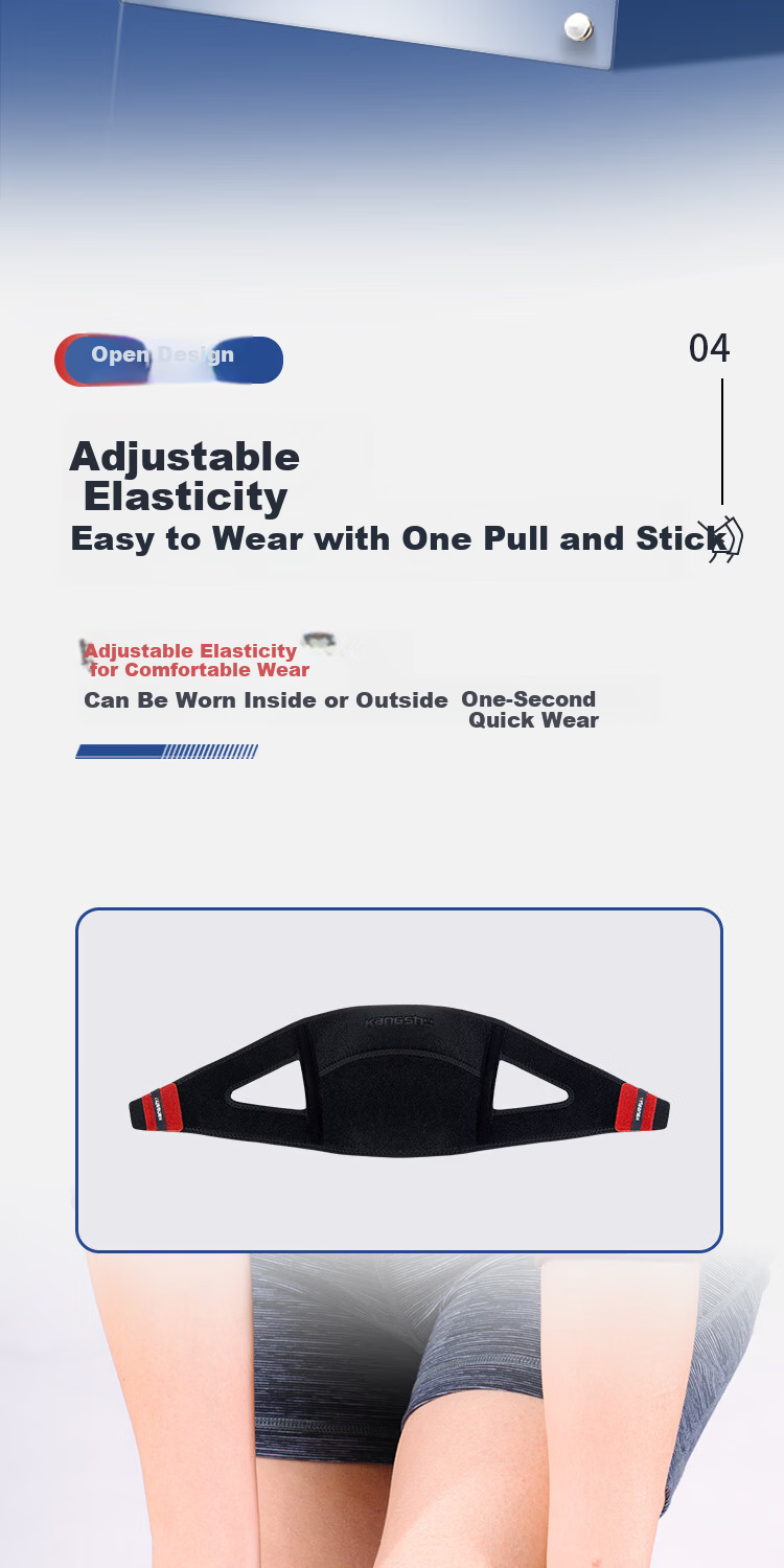 Kangshu Knee Warmers Professional Knee Protection for Cold Legs Sports Men and Women Meniscus Support Basketball Mountaineering 12