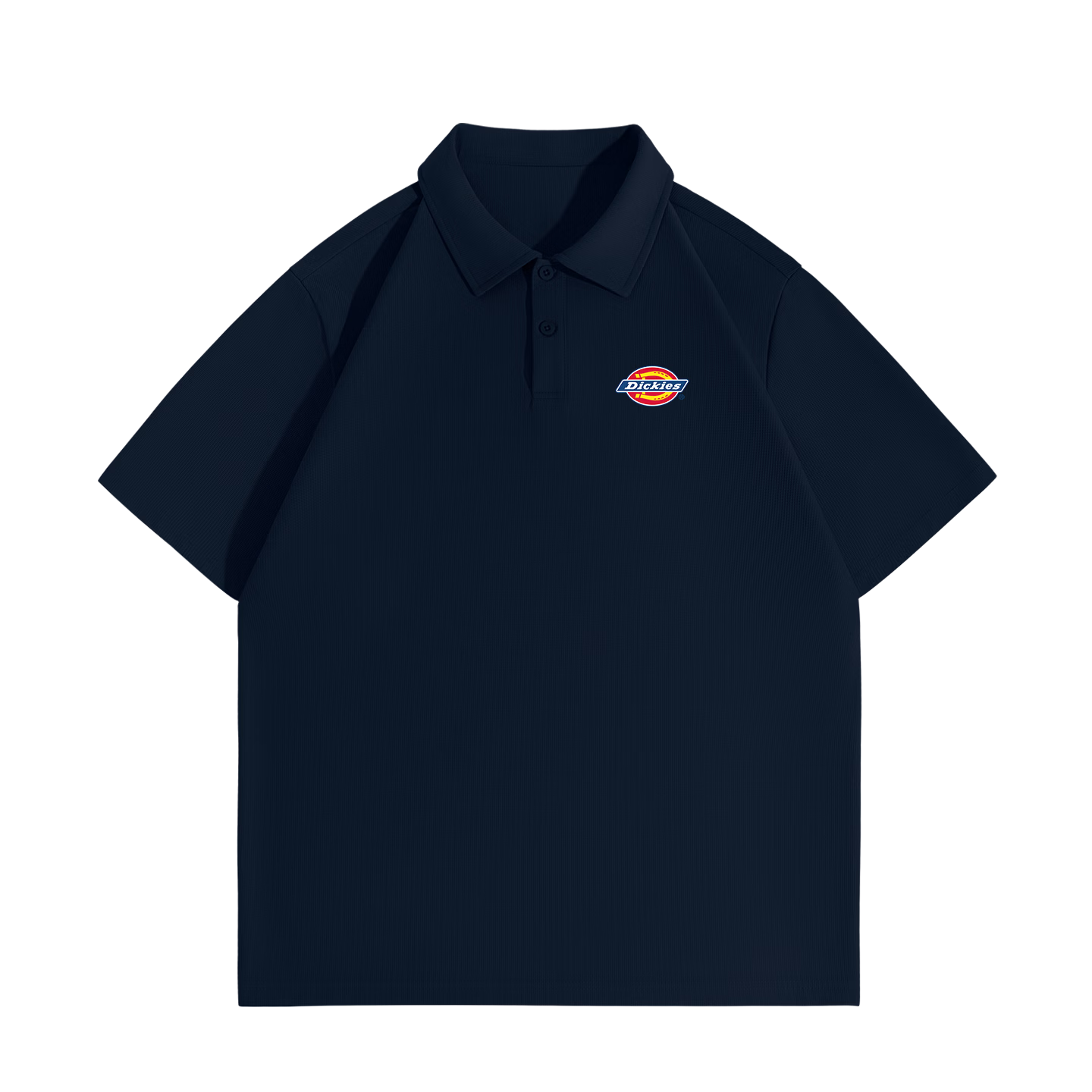 Dickies Men's Polo Shirt 2026 New Summer Business Casual Short Sleeve Cool Waffle Texture