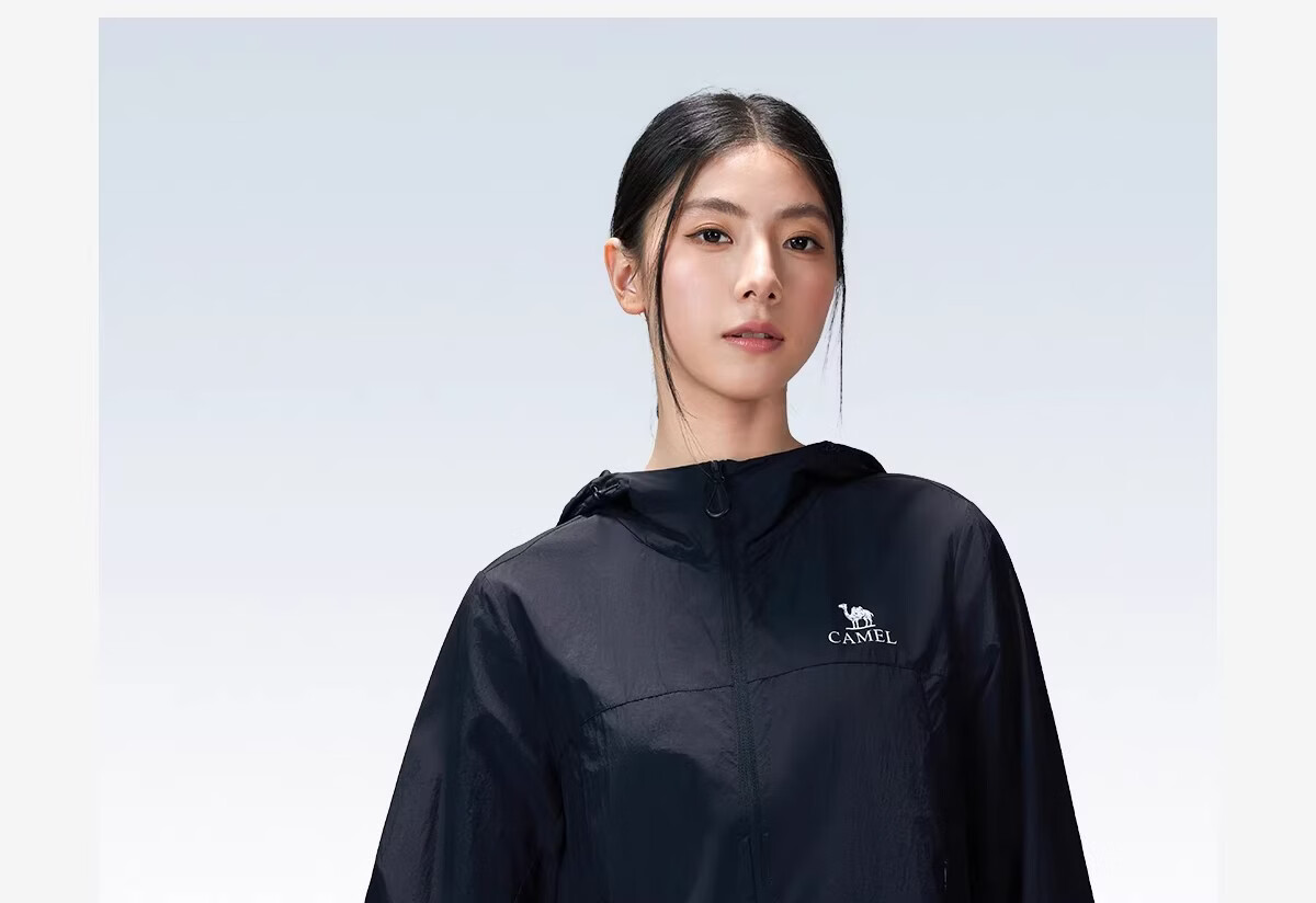 CAMEL Outdoor Original Yarn Sun Protection Jacket Women 2026 Spring Summer New Cool Breathable Water-Repellent Coat Sun Protection Clothing Men G023 30