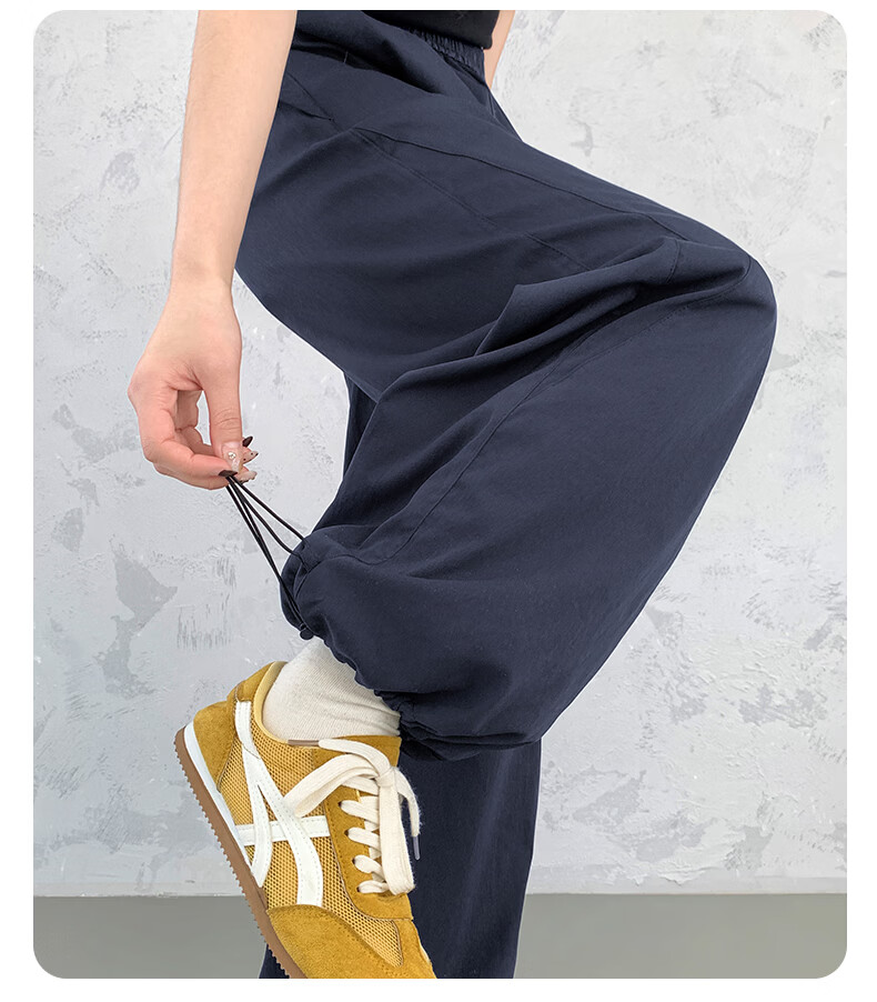 LangSha Quick-Dry Cargo Pants for Women, Spring And Summer Lightweight Style, 2026 Latest Straight-Leg Casual Versatile Wide-Leg Two-Way Tactical Sports Pants 22