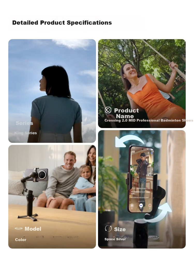 HarmonyOS Smart Choice DJI Osmo Mobile 8 Smartphone Gimbal OM8 Handheld 360° Tracking Stabilizer Anti-Shake Shooting Tool Compatible with HarmonyOS 6 11