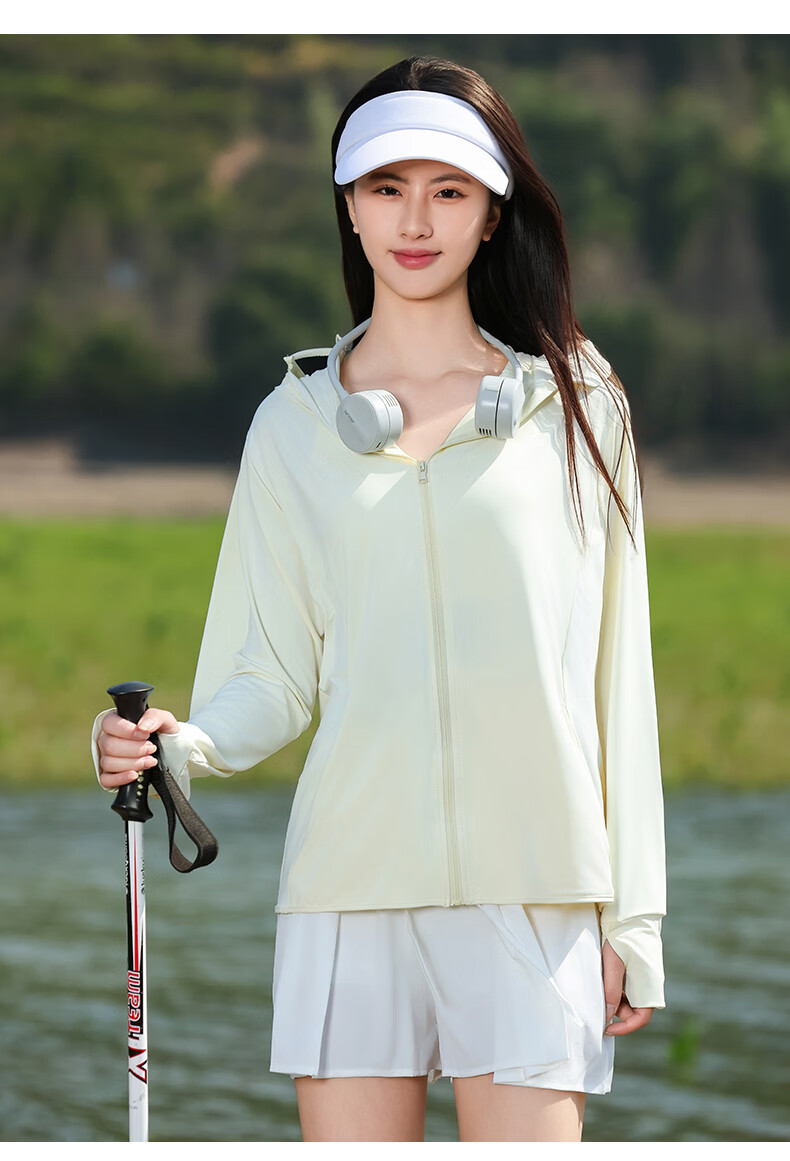 Combo Women's Ice Silk Sun Protection Jacket Summer UV Shield Breathable Lightweight Cycling Sunblock Skin Jacket 8