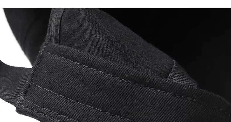 Miiow Men's Summer Deep High-Top Hat Casual Black Baseball Cap Sunshade Duckbill Hat 26