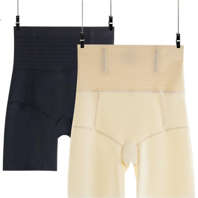 LangSha Powerful Tummy Control Pants for Women, High-Waisted Shapewear, Body Shaping, Anti-Exposure, Thin Safety Shorts