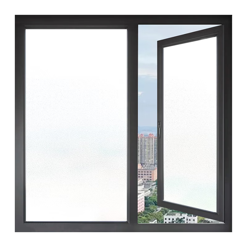 Fuju Bathroom Frosted Glass Privacy Film Waterproof Window Sticker Nano Adhesive Self-Adhesive 60x200cm with Tools
